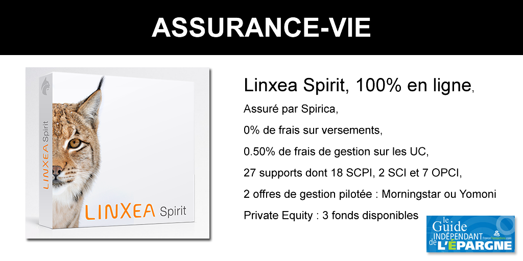 Assurance-Vie Linxea Spirit : la souscription 100% dématérialisée est désormais possible Assurance-Vie Linxea Spirit : la souscription 100% dématérialisée est désormais possible