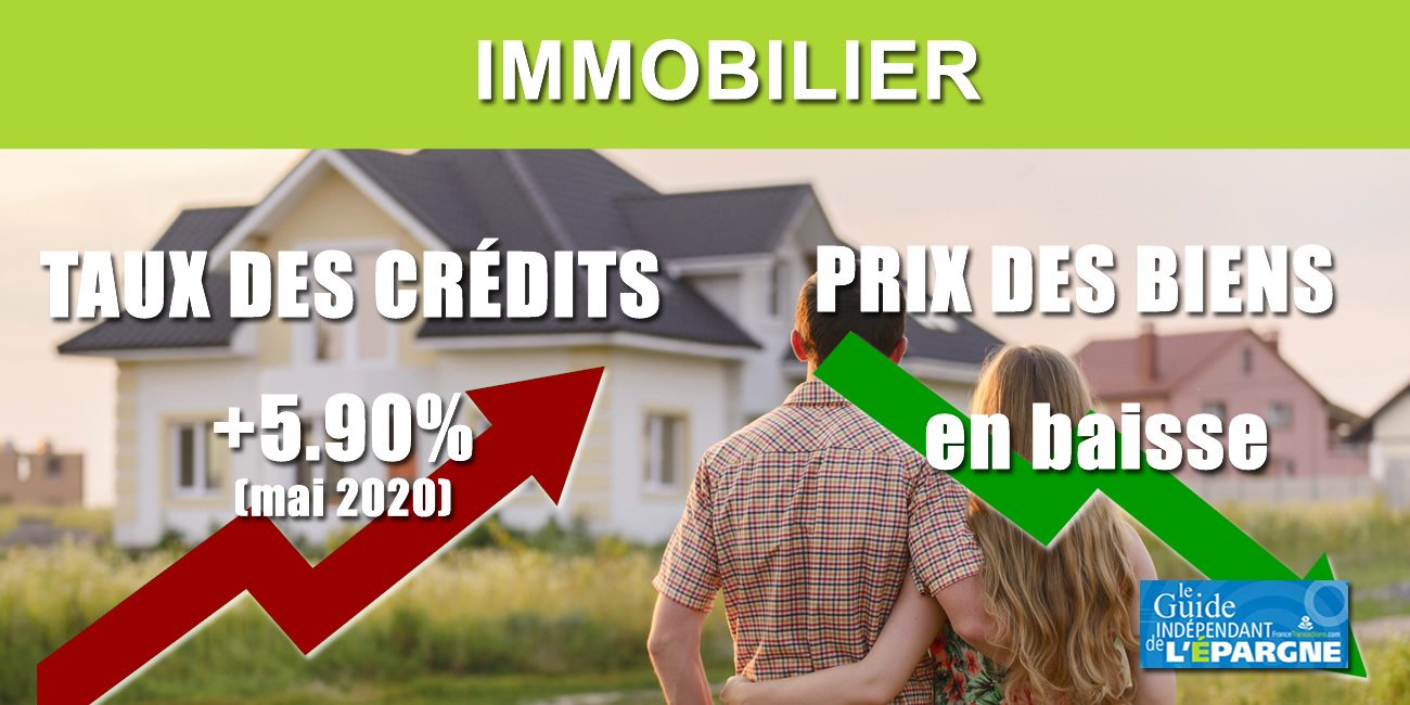 Crise et crédit immobilier : les taux ont fortement augmenté sur mai (+5.90% en moyenne) Crise et crédit immobilier : les taux ont fortement augmenté sur mai (+5.90% en moyenne)