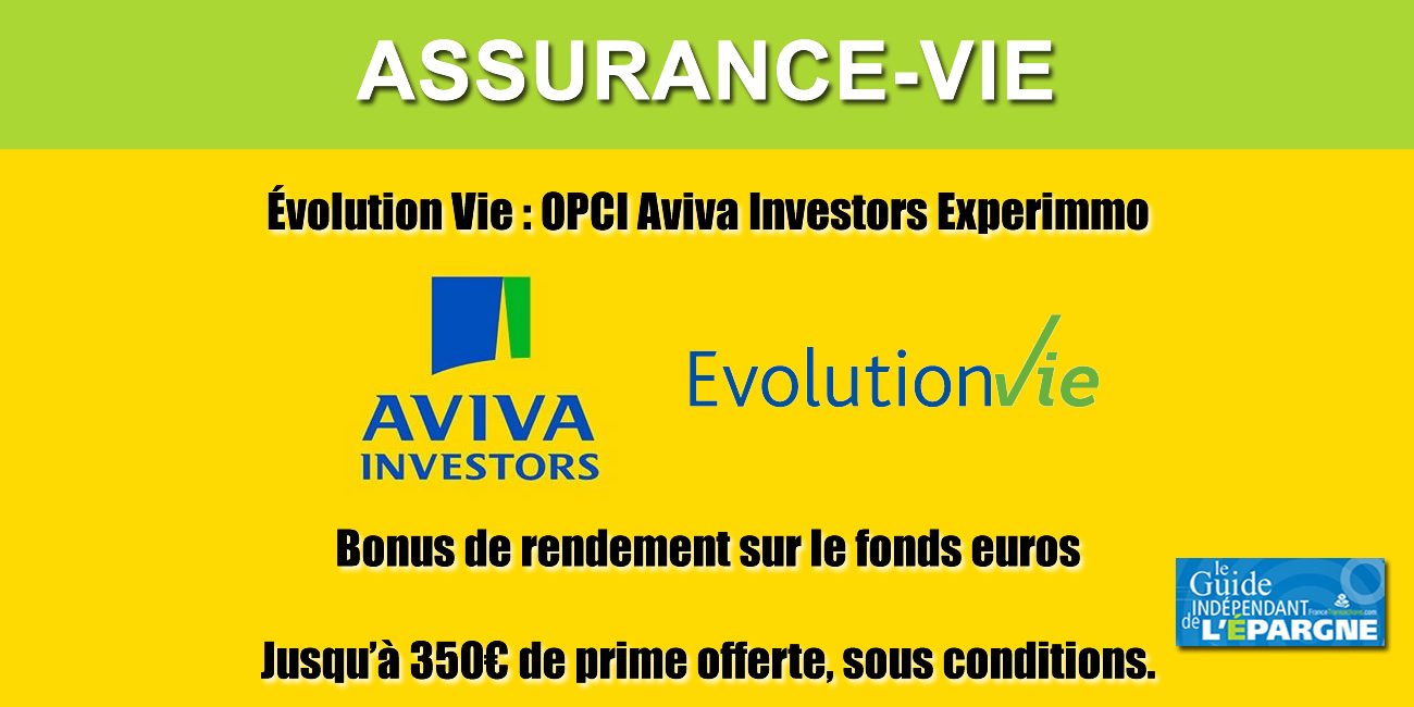 Le contrat d'assurance-vie Évolution Vie propose désormais l'OPCI Aviva Investors Experimmo