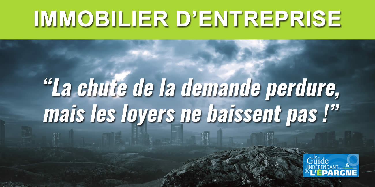 Immobilier d'entreprise : la crise perdure au premier trimestre 2021, la demande chute de -30% par rapport à 2020