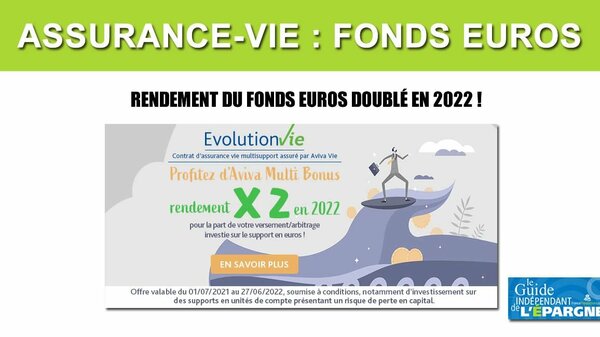 Aviva Multi Bonus 2022 : multipliez par 2 le rendement de votre fonds euros !
