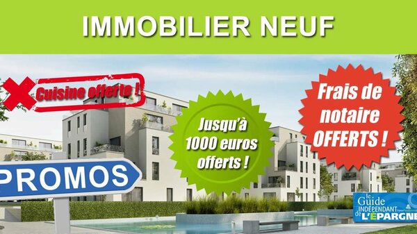 Immobilier neuf : les offres promotionnelles se multiplient, plusieurs milliers d'euros à la clé, car les ventes chutent...