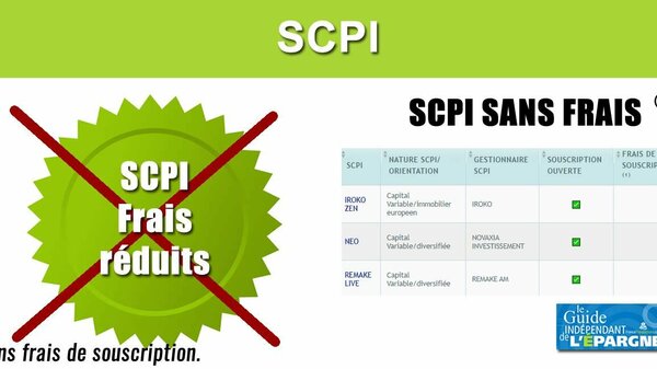 SCPI : mieux que des SCPI à frais réduits, optez pour des SCPI sans frais !