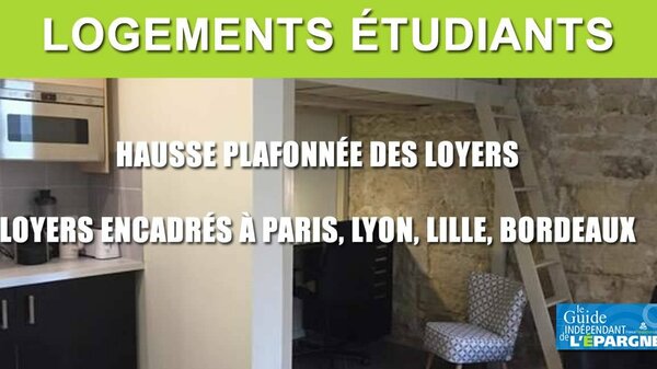 Logements étudiants en meublés : quels sont les loyers moyens en 2022 à Paris, Lyon, Marseille, Lille et Bordeaux ?