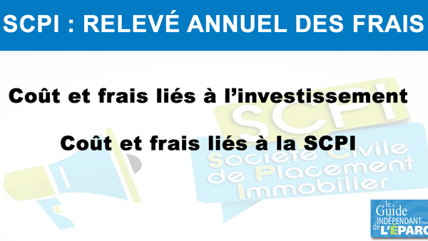 Relevé annuel des frais de SCPI : une douche froide pour les épargnants les moins avertis ?
